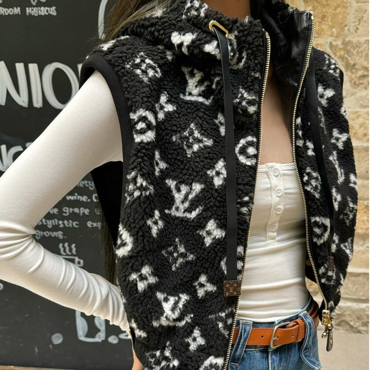 Lvv lambskin vest jacket 0725102009