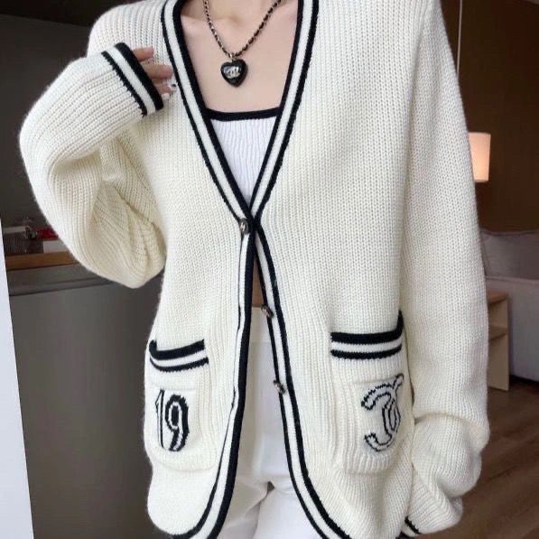 Fashion all-match lazy cardigan PD1023072824