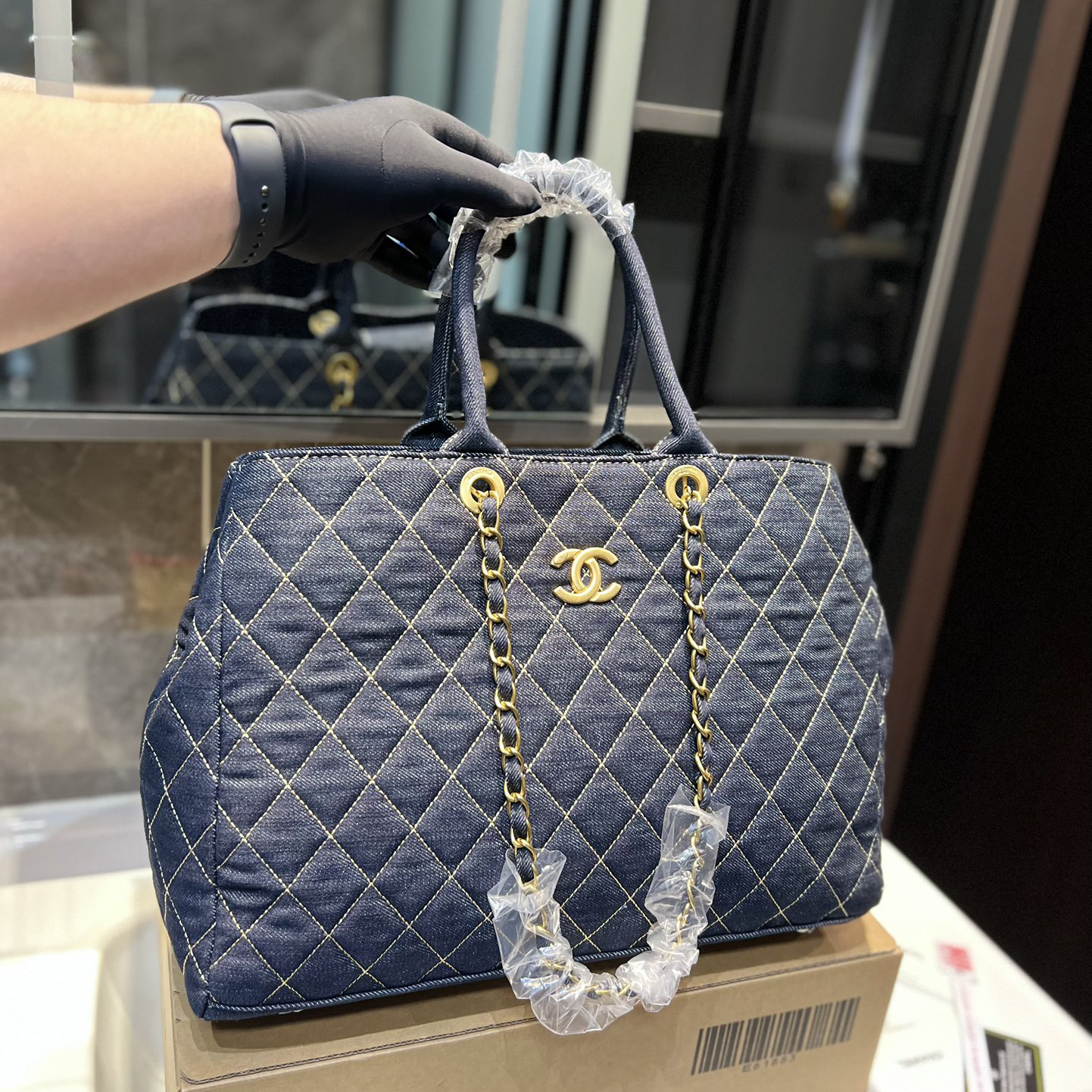 New hot style denim shoulder bag handbag XC07053113