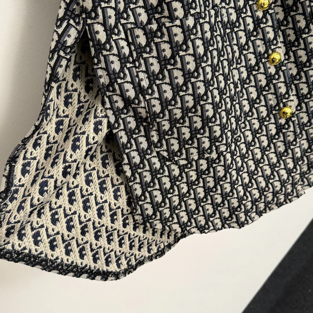 New Vintage DR Stand Collar Long-Sleeve Shirt 1025102103