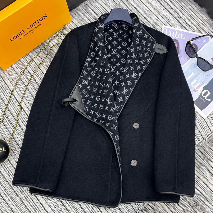 Women Classic Double-Breasted Wool Coat 1025102415