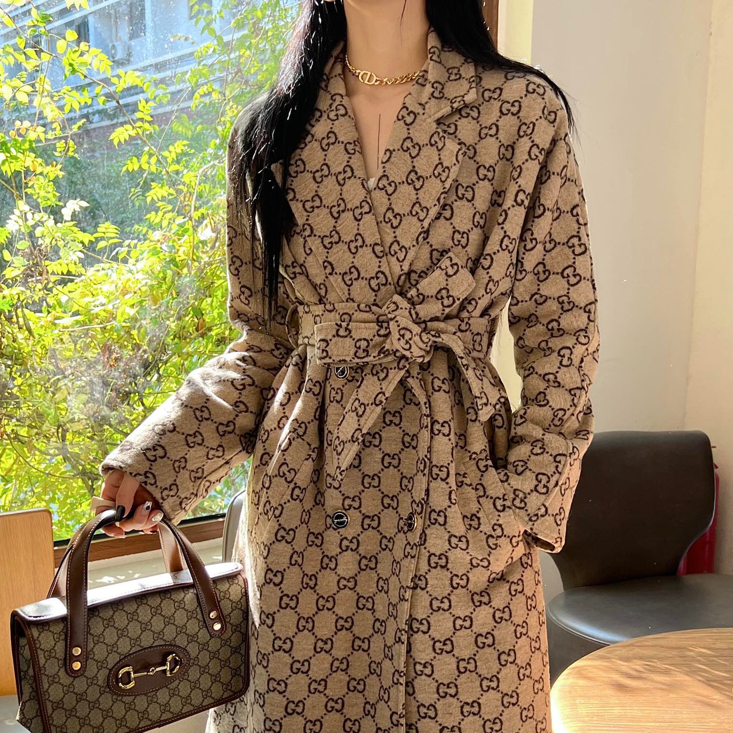 G fashion printed coat XC0723112210