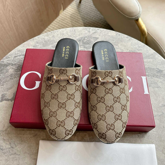 GG horse bit buckle slippers 0725101406