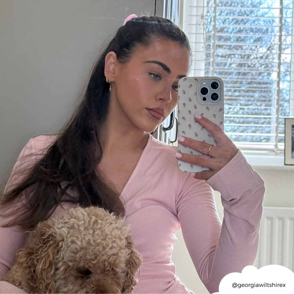 Ditsy Strawberries Phone Case - Soft White