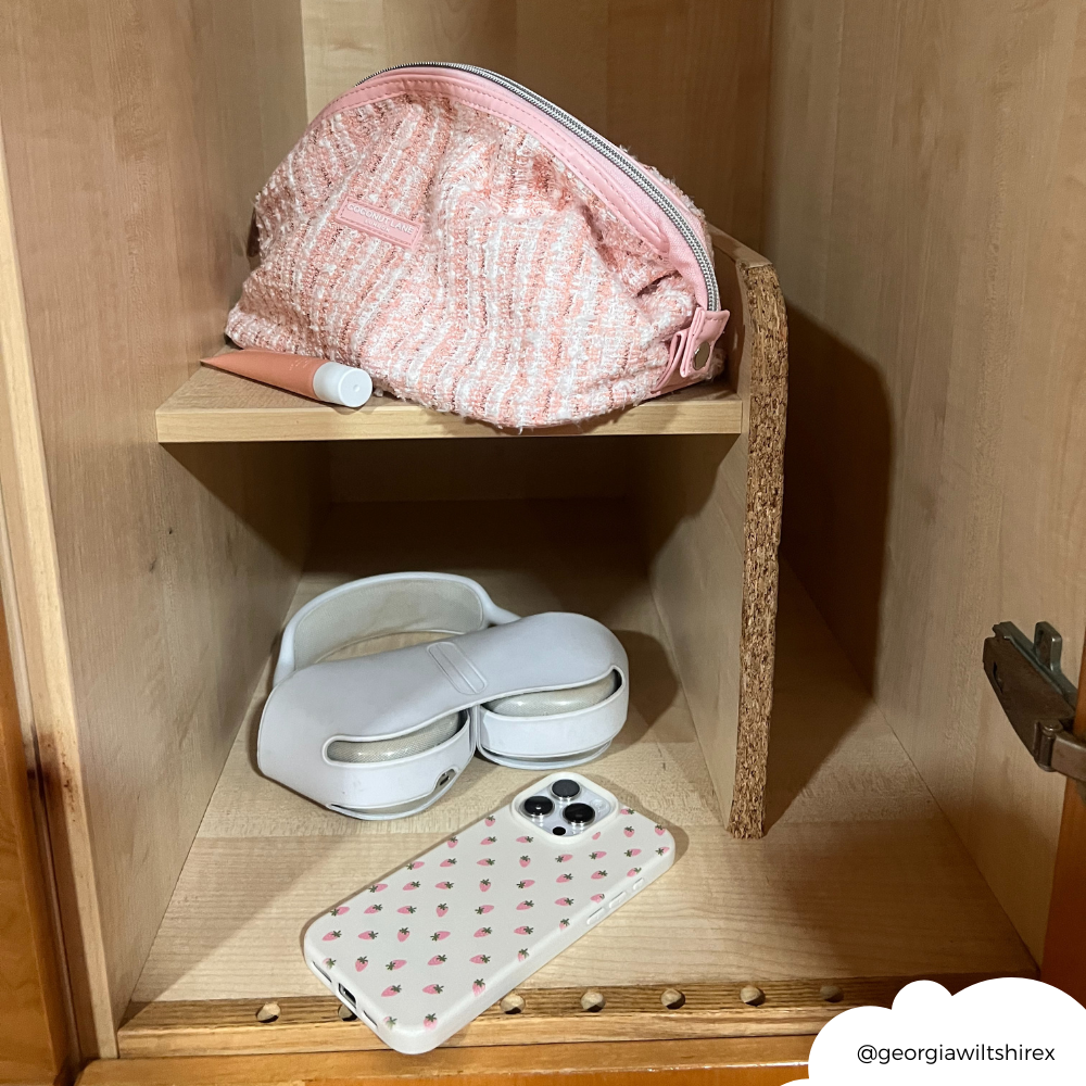 Ditsy Strawberries Phone Case - Soft White