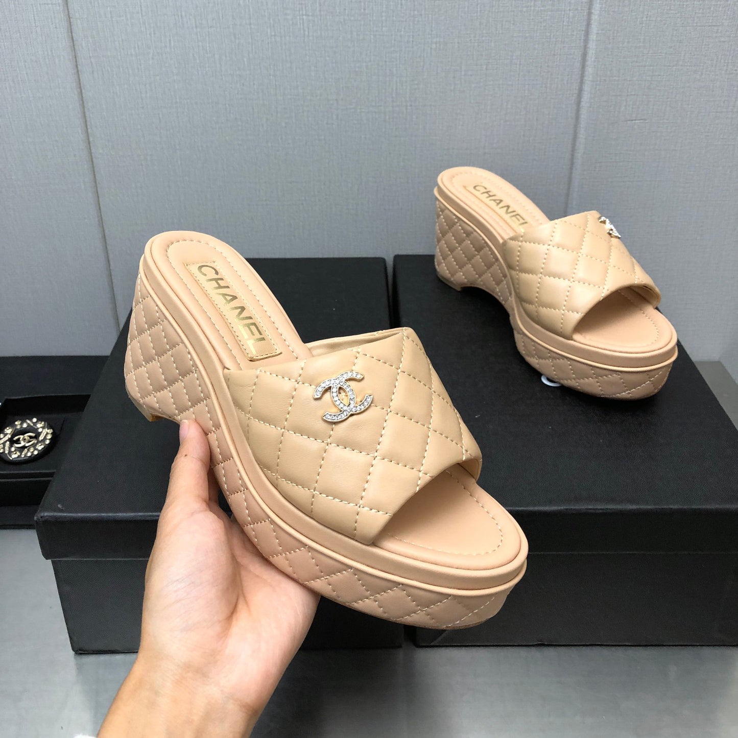 High Quality Platform Slippers 03086