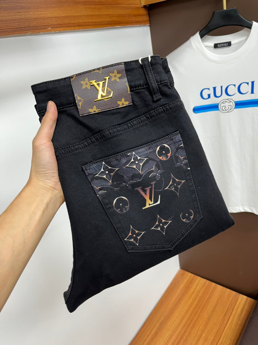 Lvv men's business casual jeans 0725092606