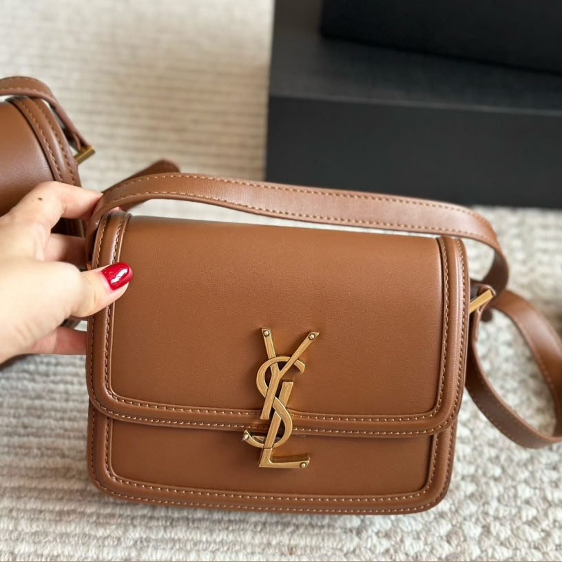 YS Toothpick pattern Box leather bag fb0424091025