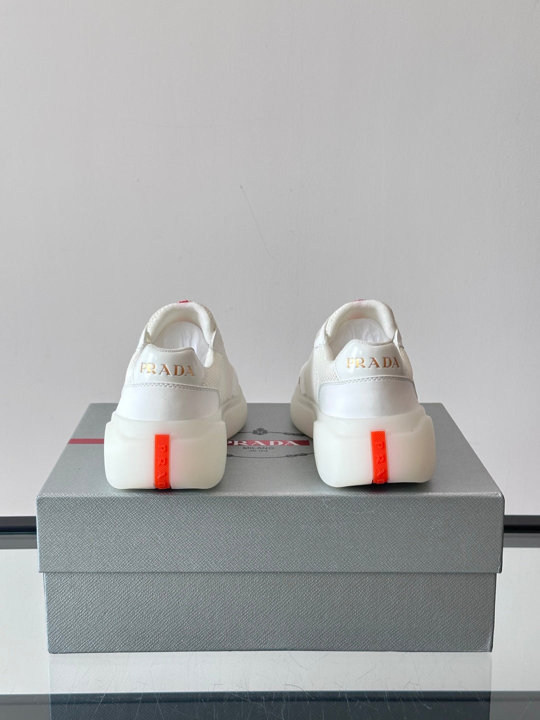 PR Mesh lace-up sneakers 0725061201