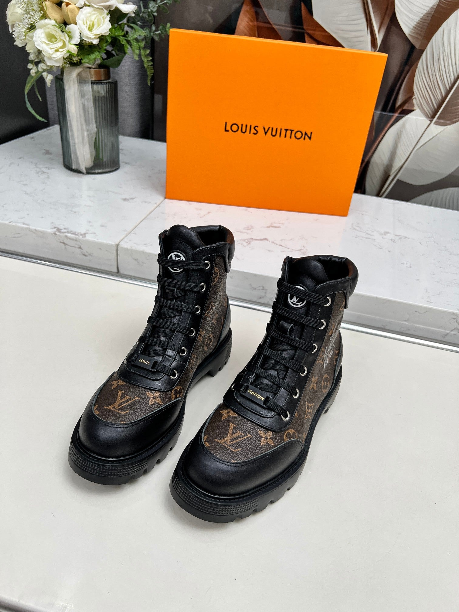 Lvv 25ss Autumn and Winter New Printed Women's boots 0725082101