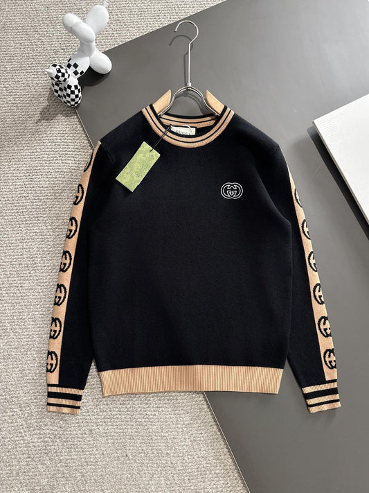 GG Fashion Print Crewneck Sweater 0724121811
