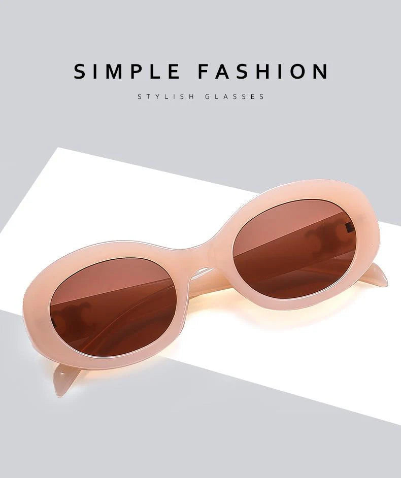 Trendy Oval Sunglasses Retro Sunglasses 1024041613