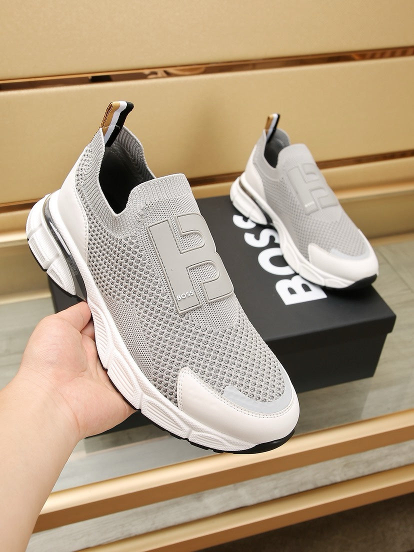 BS fashion printed rubber sole sneakers 0724072304