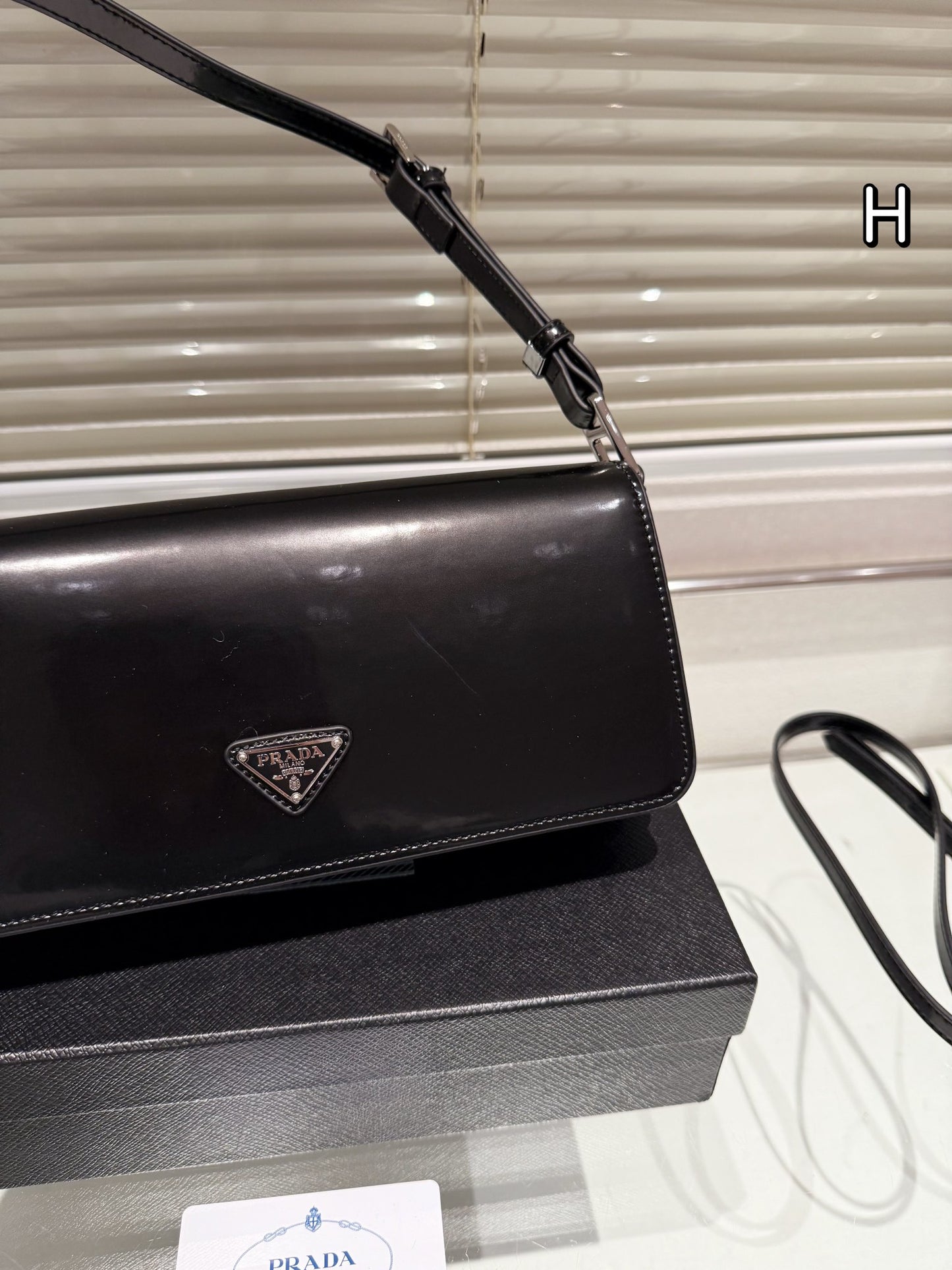 PRD Fashion Patent Leather Underarm Bag 0724120509