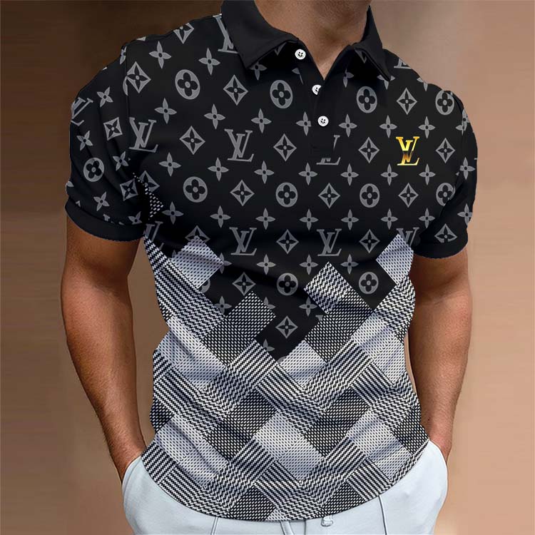 Men's Summer Fashion Printed Polo Shirts 3D1024041722