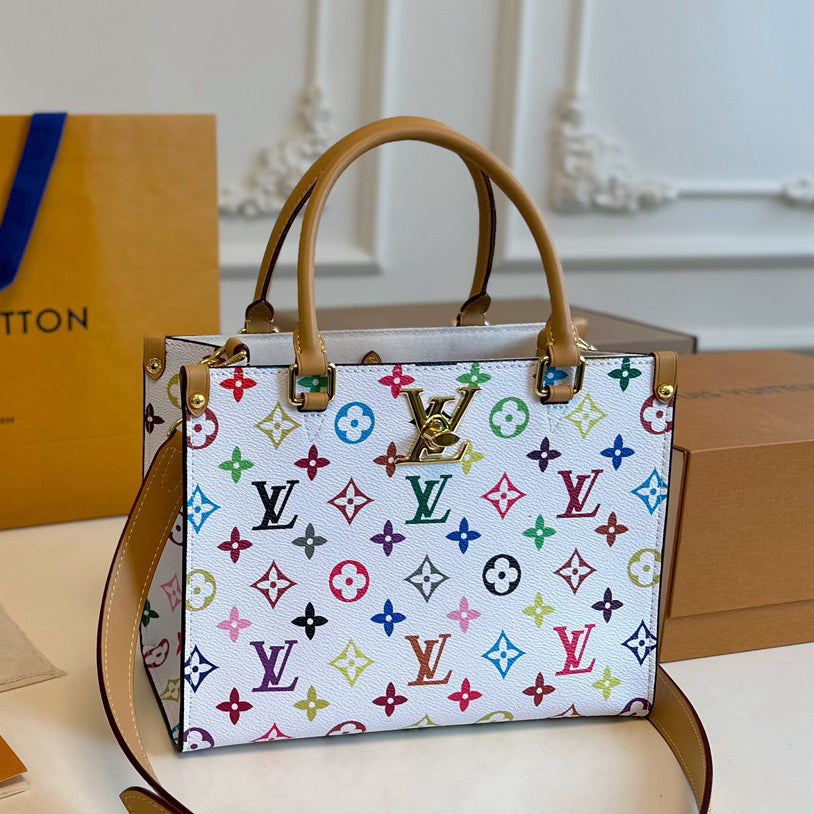 V white fashion print LOCK & GO bag 0724061306