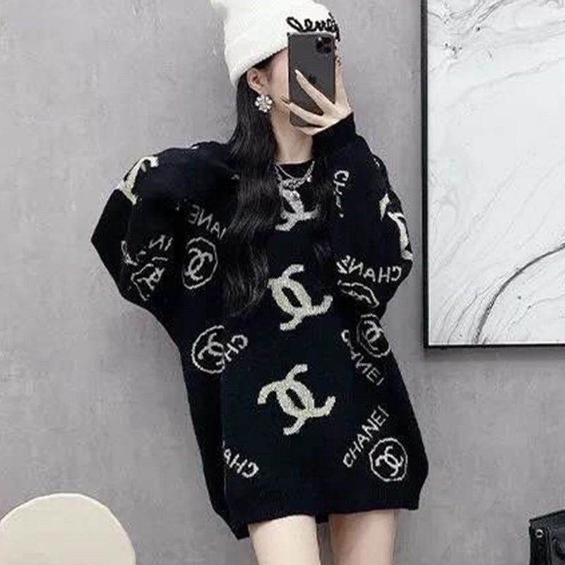 Autumn and winter long sleeved knit shirt PD1023101613