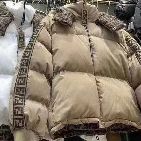 2023 New autumn and winter double-sided down jackets for men and women, loose casual plus velvet warm hooded jackets XC1523092002