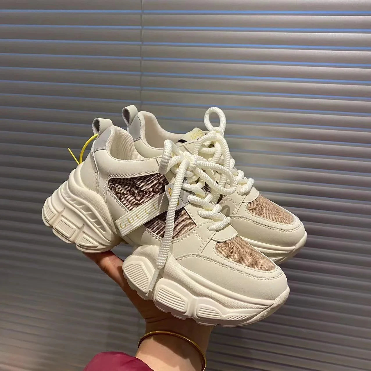 New Sports and Casual Thick Sole Elevated Women's Shoes 1024022607