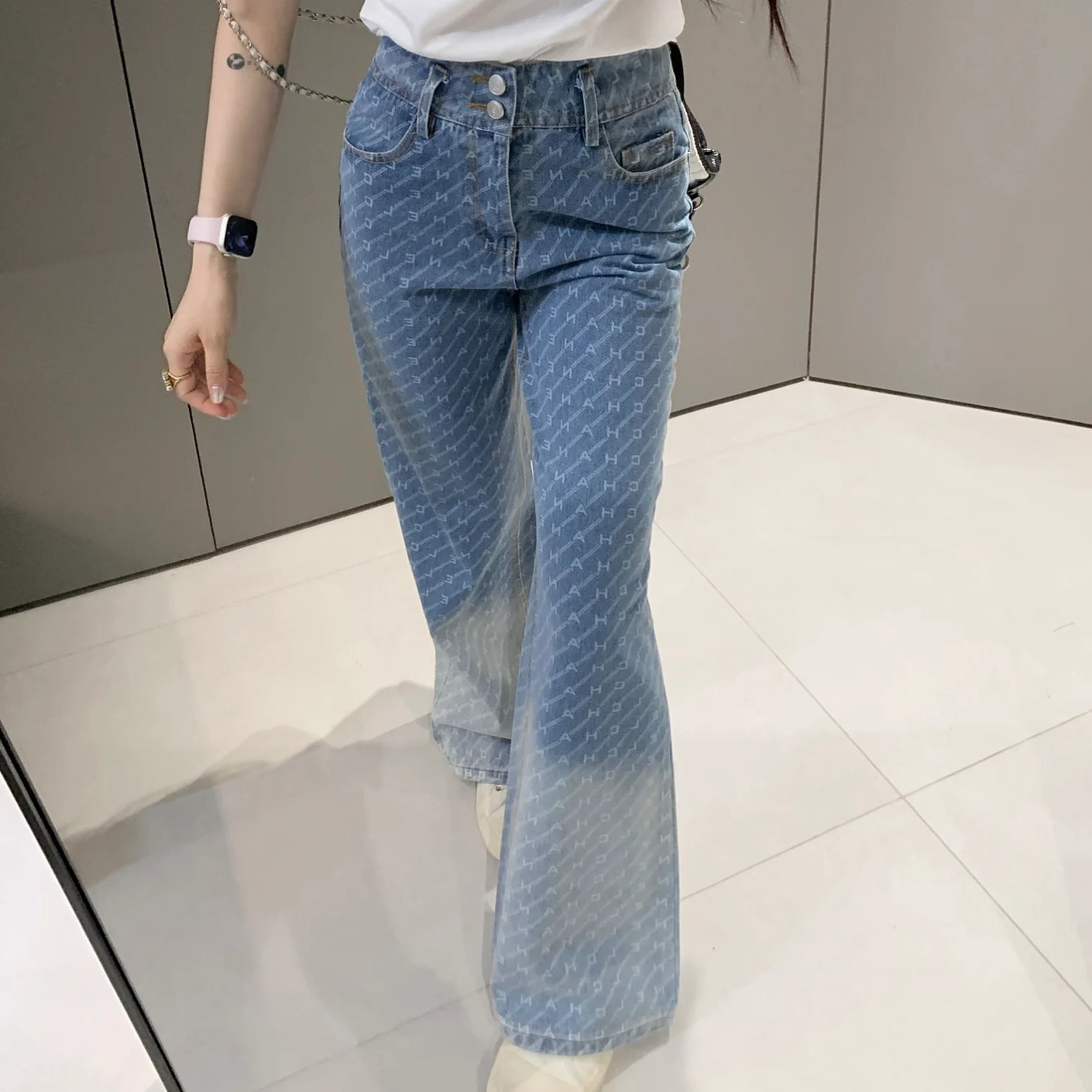 New Fashion Short Sleeve Jeans Set 1025031401