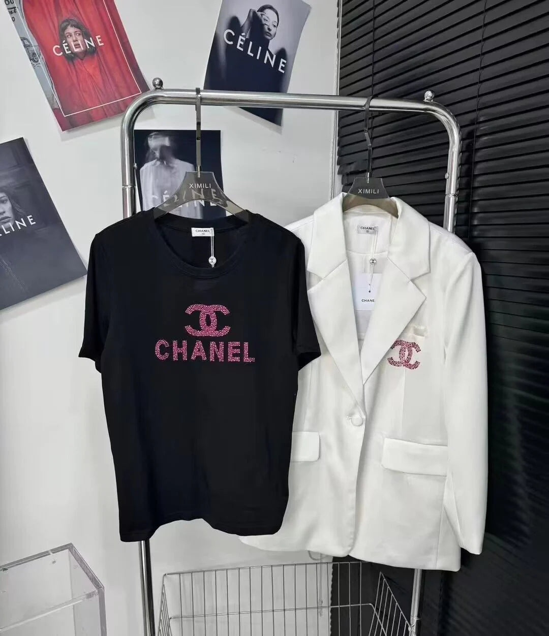 New Composite Hot Rhinestone Suit All-match Jacket 1024030603