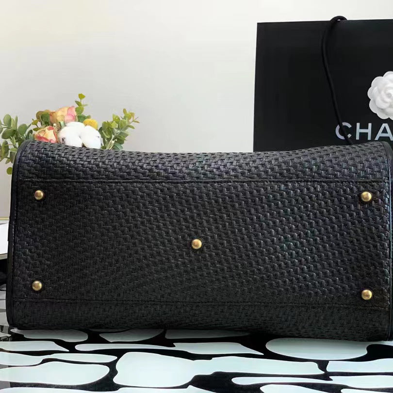 TOTE BAG IN GOLDTONE MENTAL