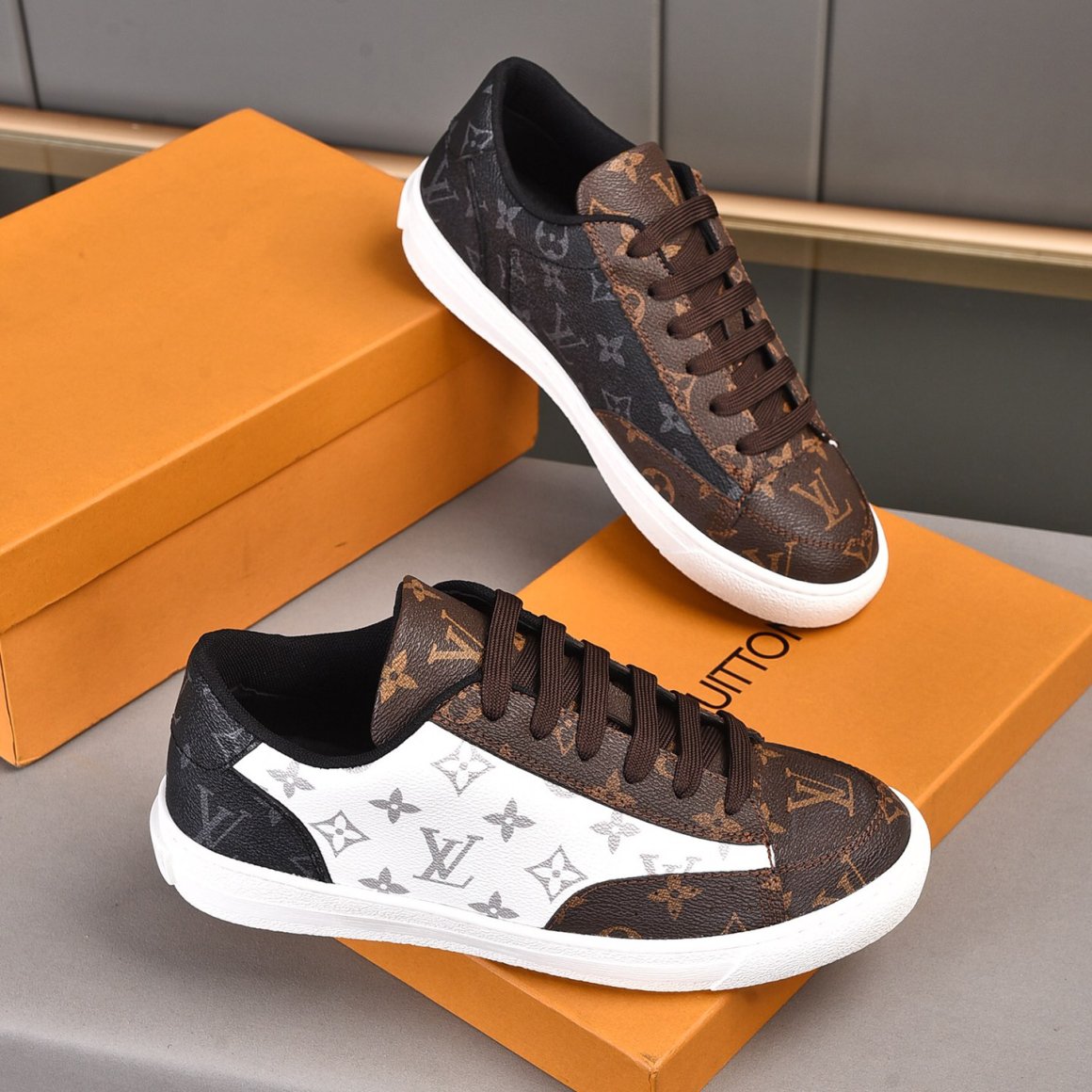 Leisure Pattern Leather Shoes