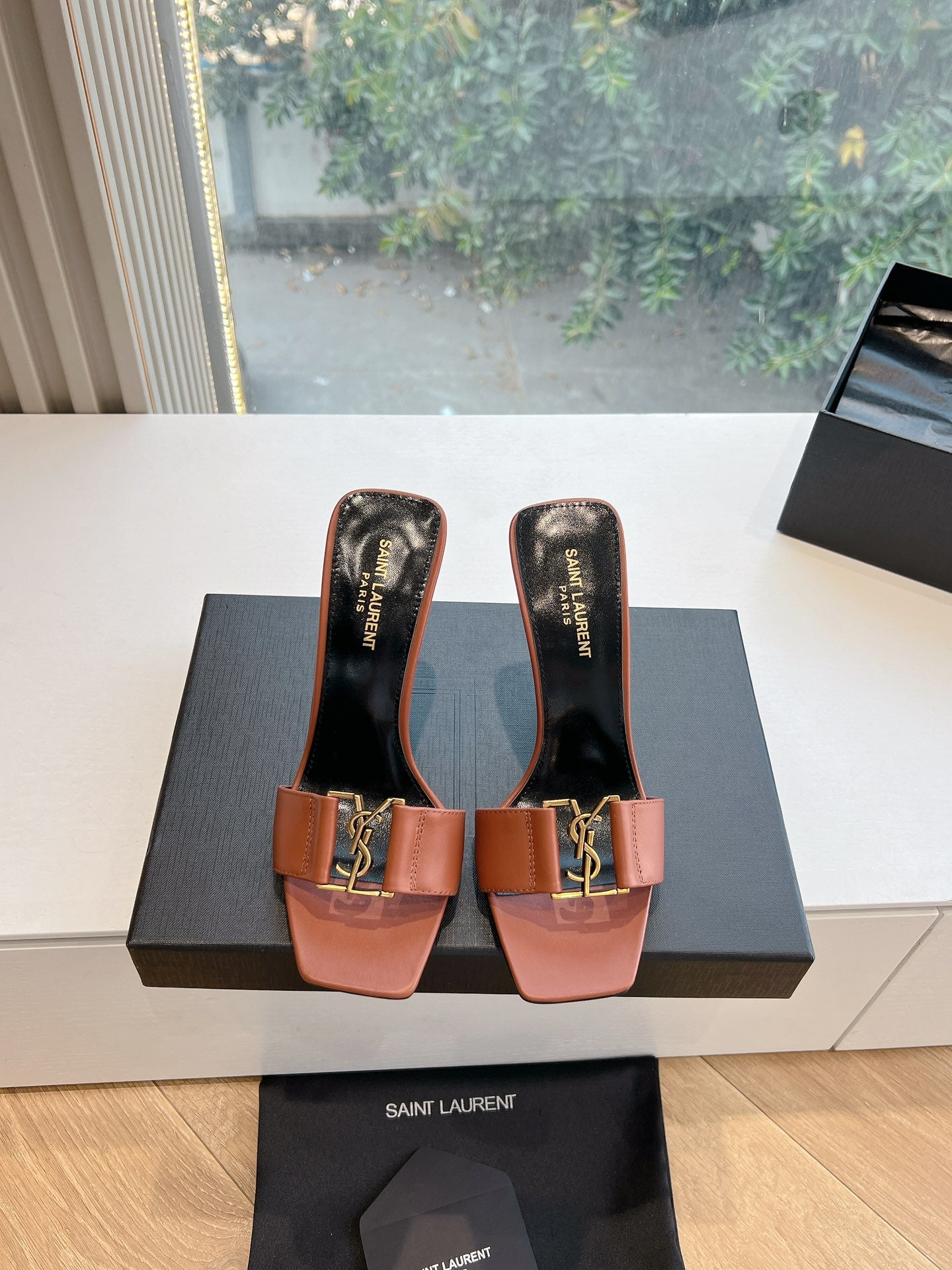 YSL high heel sandals slippers 0725021402