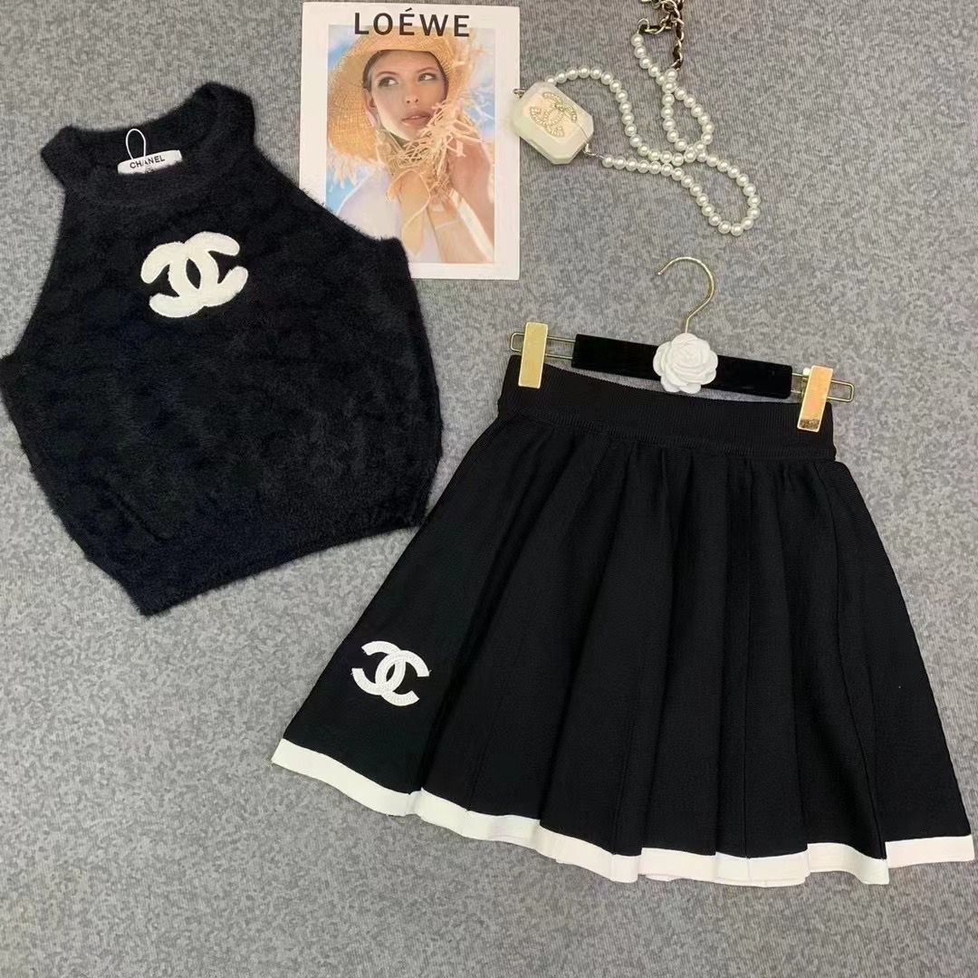 Fashionable retro pleated skirt PD10052515