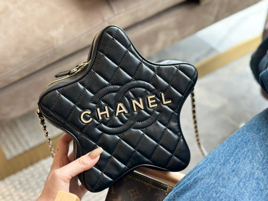 CNL Fashion Rhombus Five-pointed Star Bag 0724021904