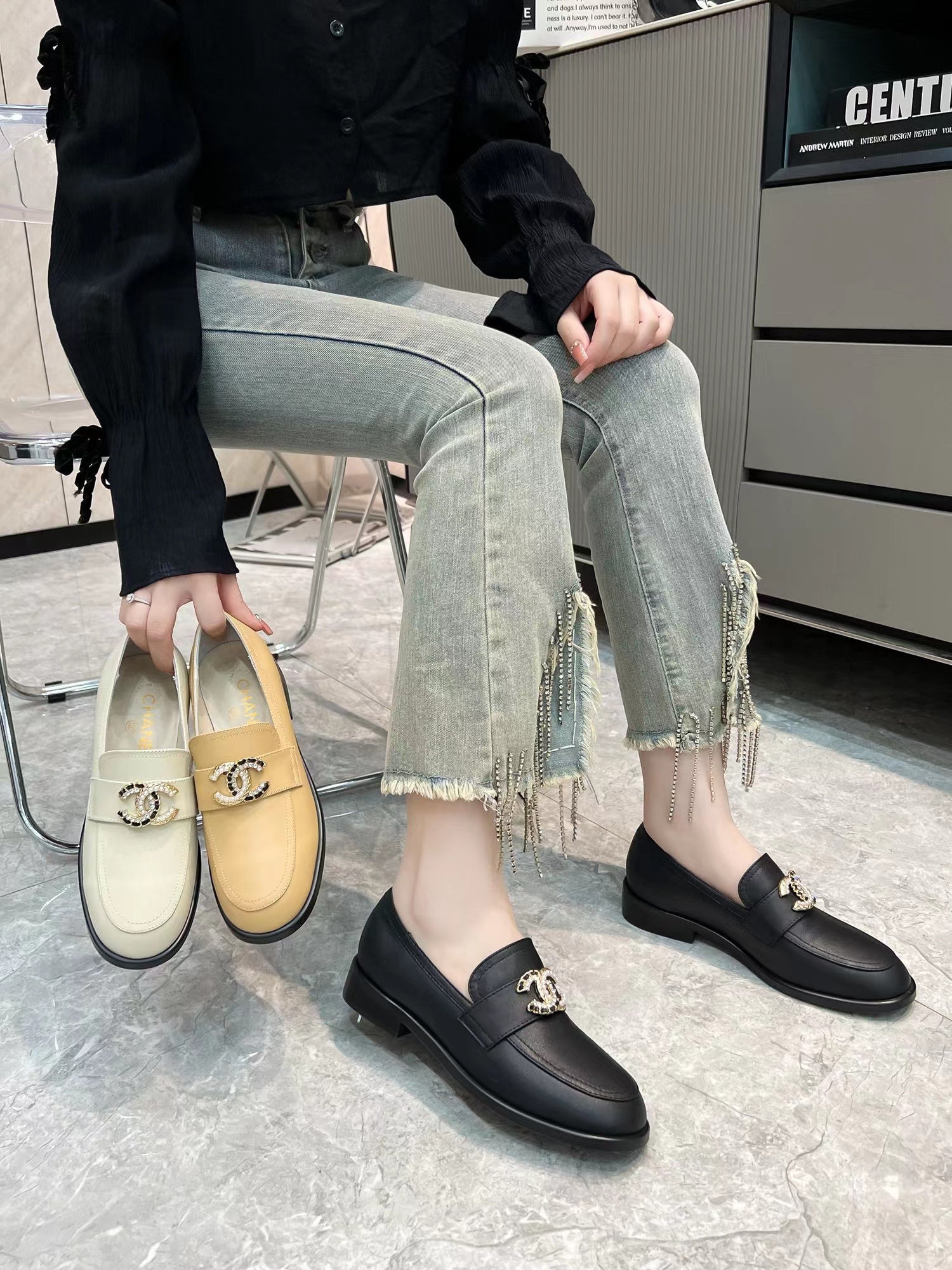 23 Womens aktuelle Top-CL-Loafer  1