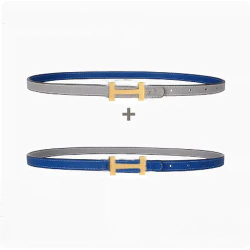 New H Family Leather Fine Belt 1024032019