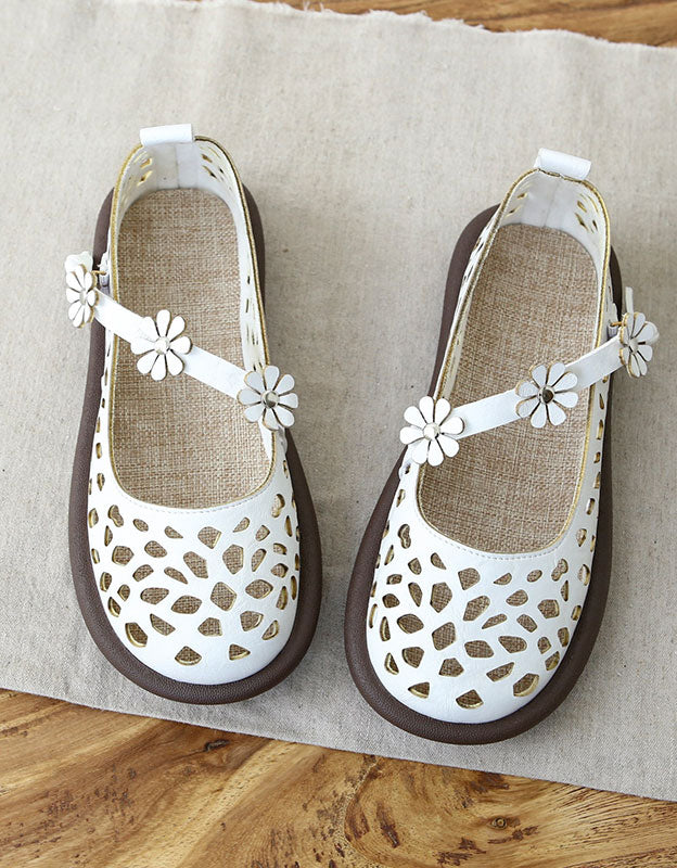 Comfortable Summer Hollow Wide Toe Box Sandals