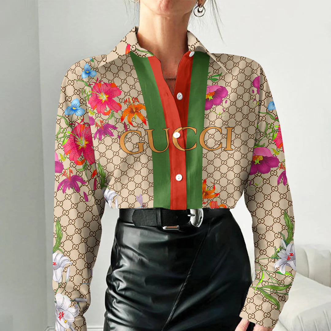 New Fashion Classic Versatile Long Sleeve Shirt 1024042419