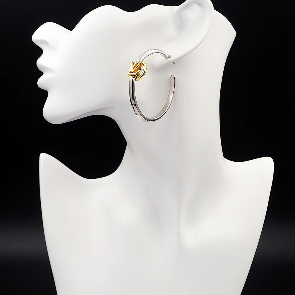 New versatile oversized hoop earrings 1025101512