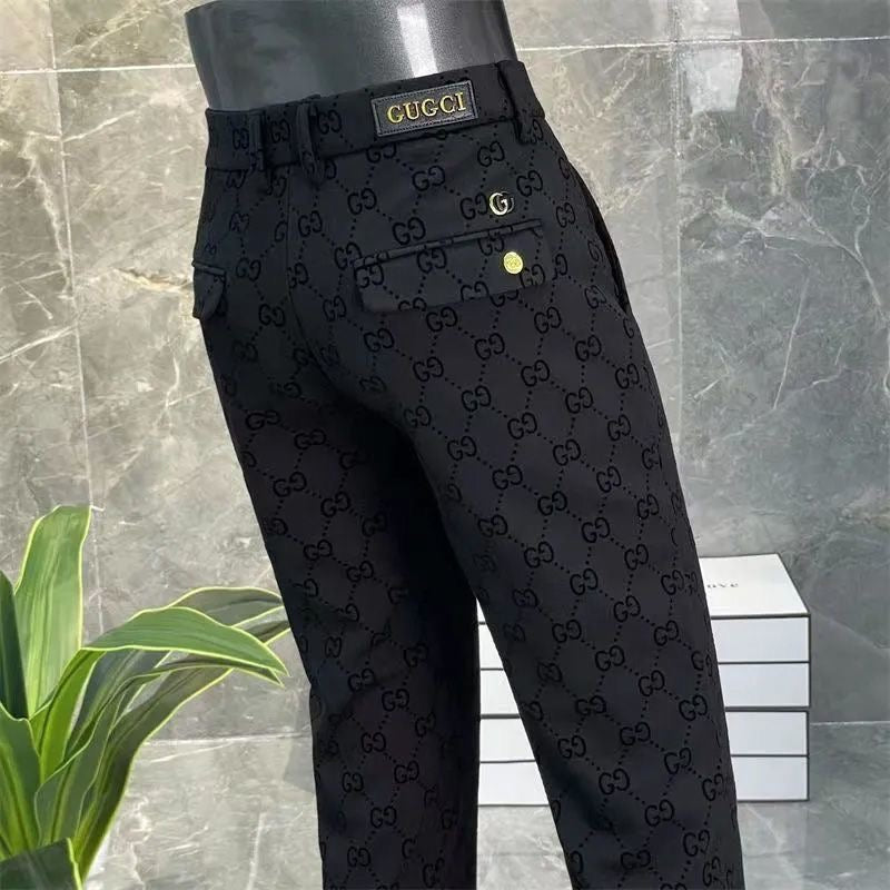 FASHIONABLE ALL-MATCH GLOGO SLIM FIT TROUSERS