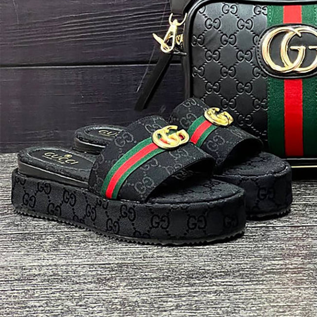 G fashion printed thick-soled best-selling slippers 0724051701