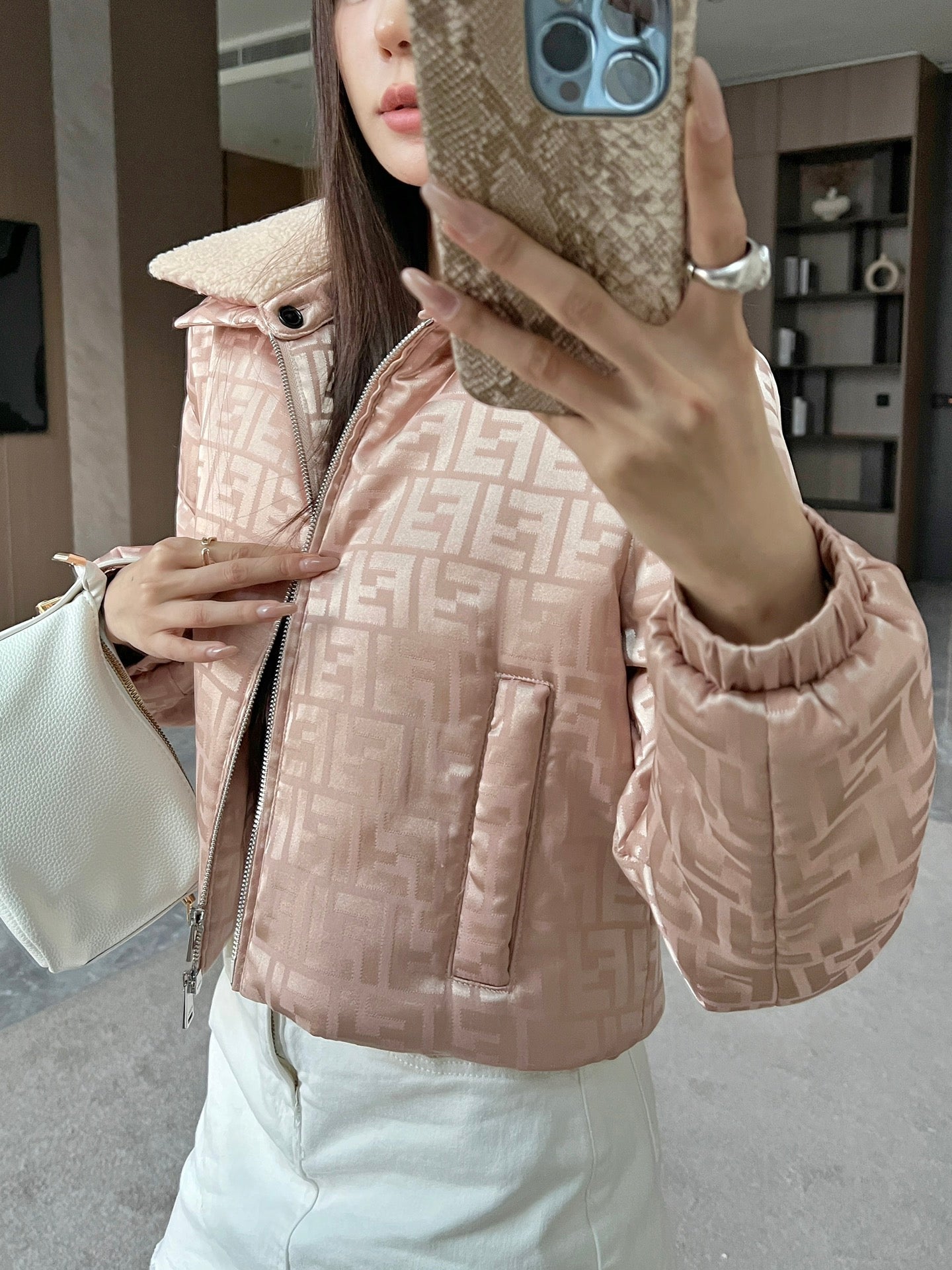 FD Fashion Cotton Stand Collar Jacket 0725030612