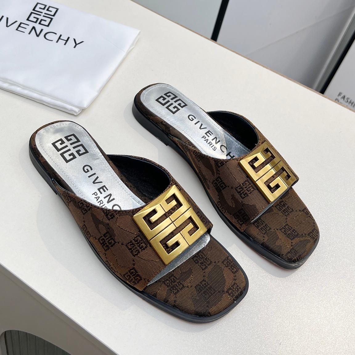 GCY open toe flat slippers 0725031802