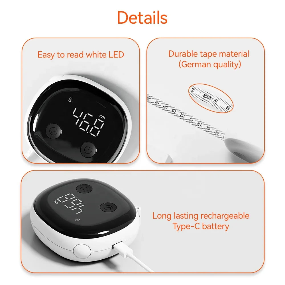 Smart Digital Body Measuring Tape Innovative Tape Measure with Fitdays