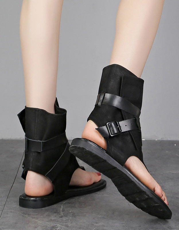 Handmade Ankle Strap Vintage Thong Sandals