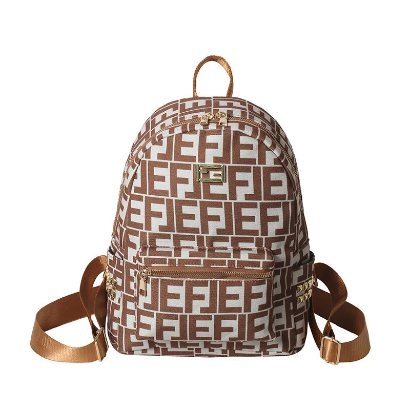 A fashionable double-zipper laptop bag 2025073124