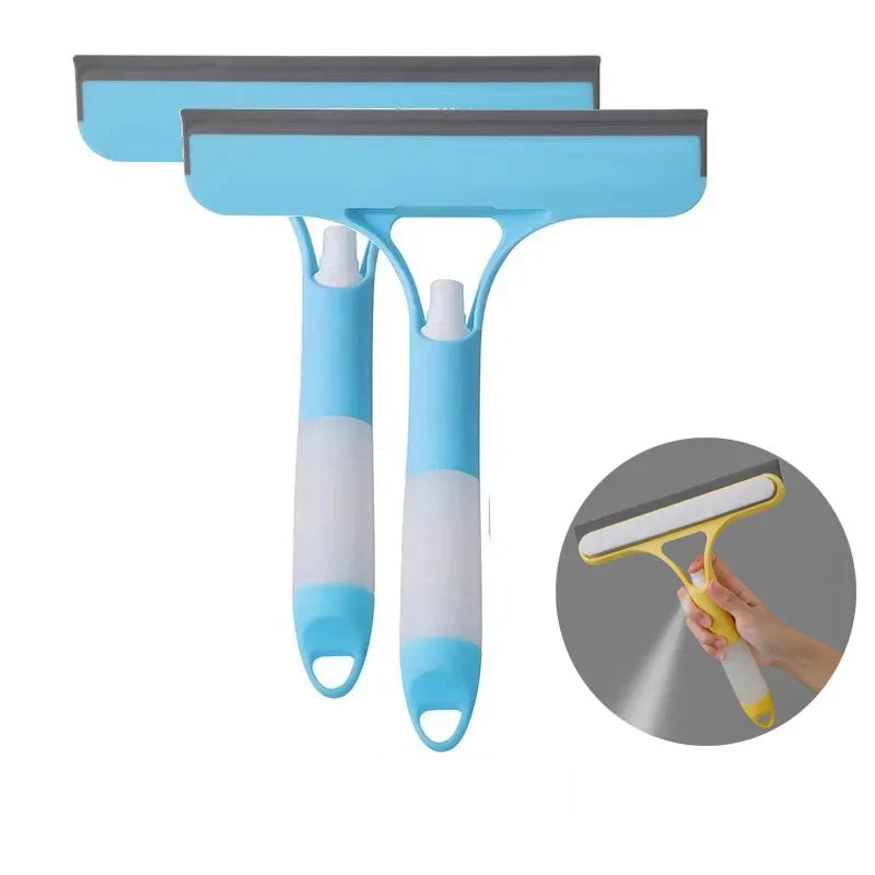 3-in-1 window cleaning, glass mirror wiper scrubbing, household car cleaning tools