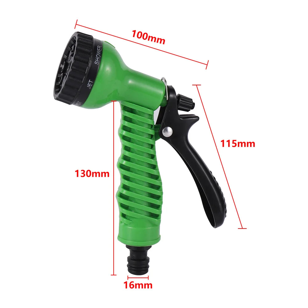 Garden High Pressure Water Gun 7&8-Pattern Adjustable Nozzle Hose Watering Sprinkler Lawn Pipe Multi-function Irrigation Sprayer