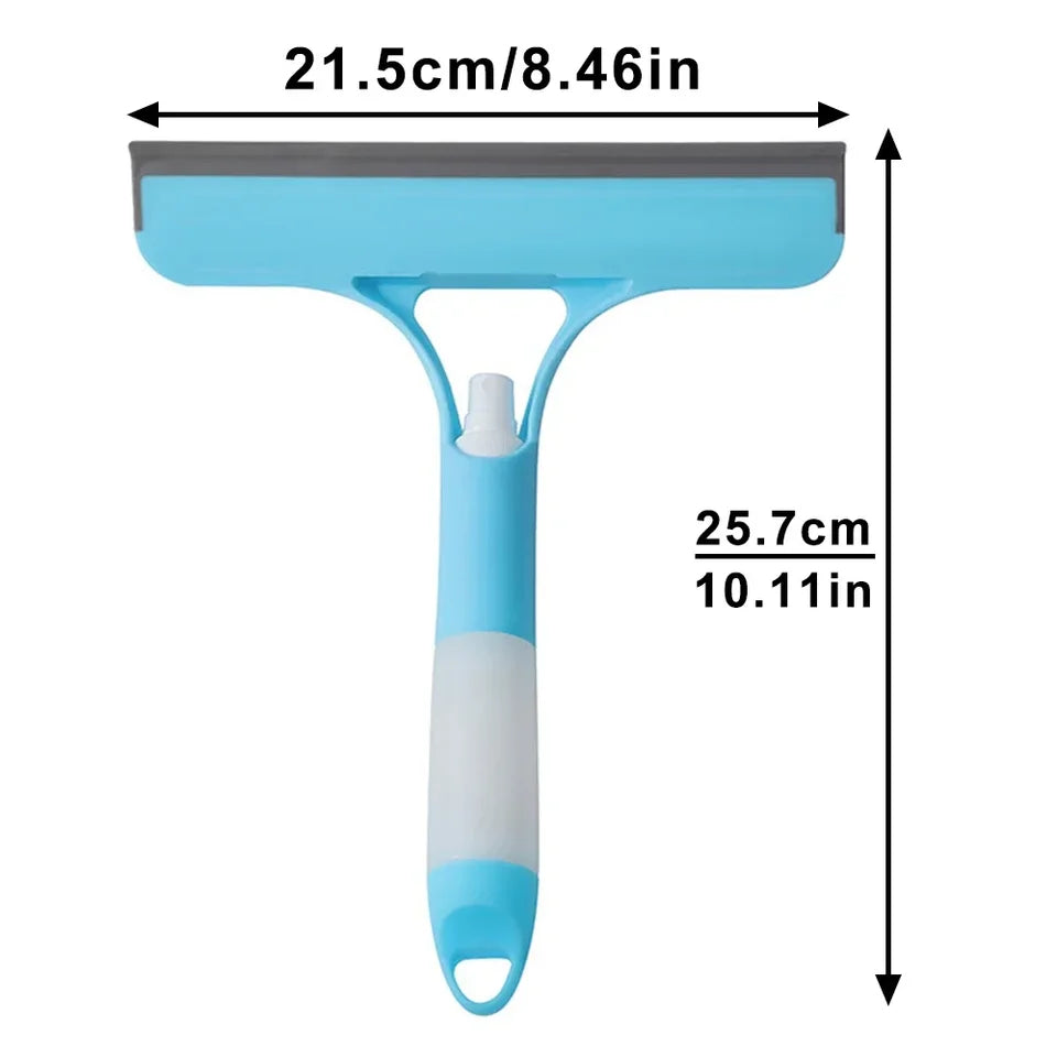 3-in-1 window cleaning, glass mirror wiper scrubbing, household car cleaning tools