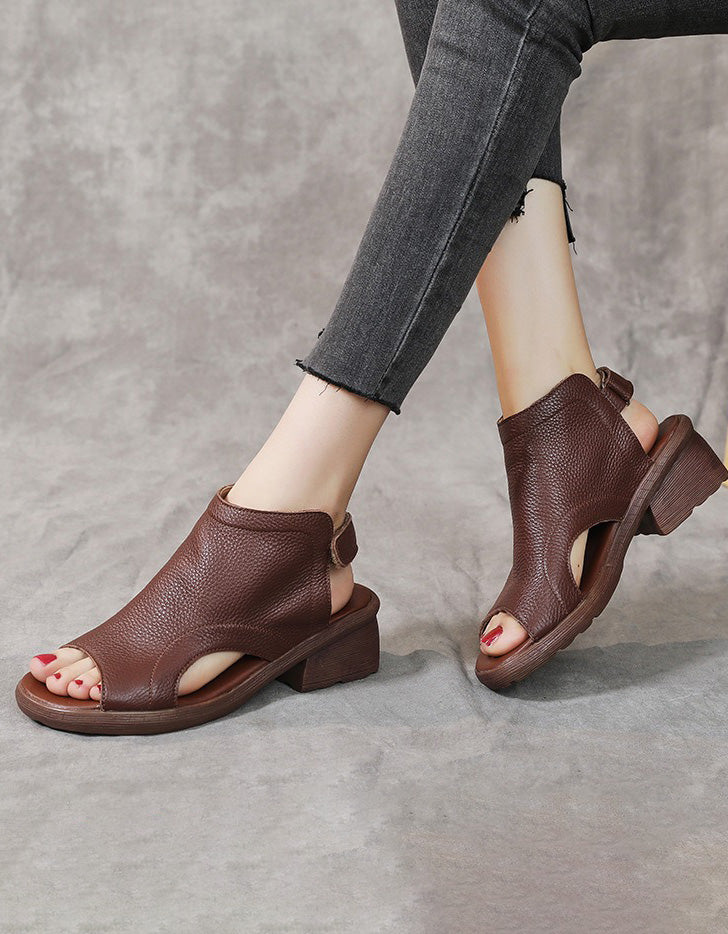 Summer Open Toe Slingback Sandals Boots 35-41