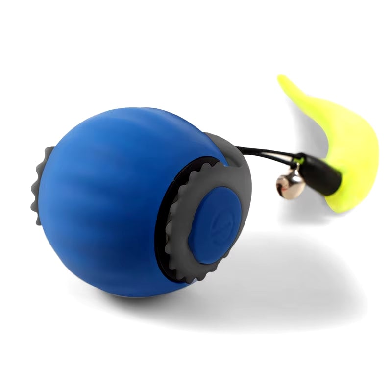 🐾Interactive Electric Rolling Ball with Teasing Tail – Smart Cat Toy for Indoor & Outdoor Fun 🎉🐱