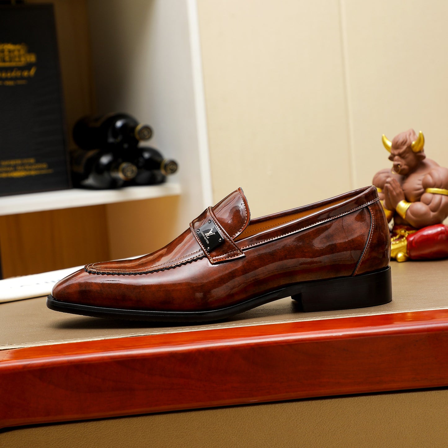 Men's new boutique business leather shoes 0725072801