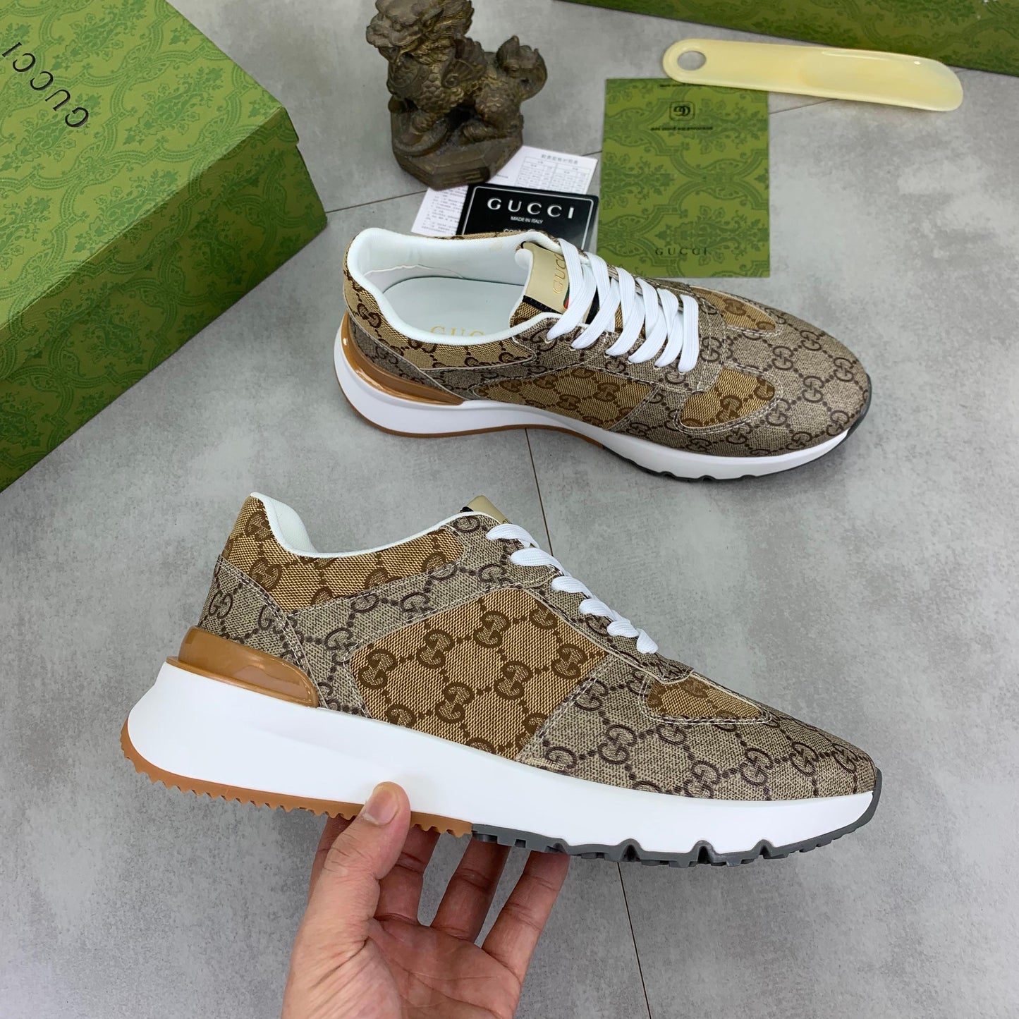 GG Men's printed sports shoes 0725101504