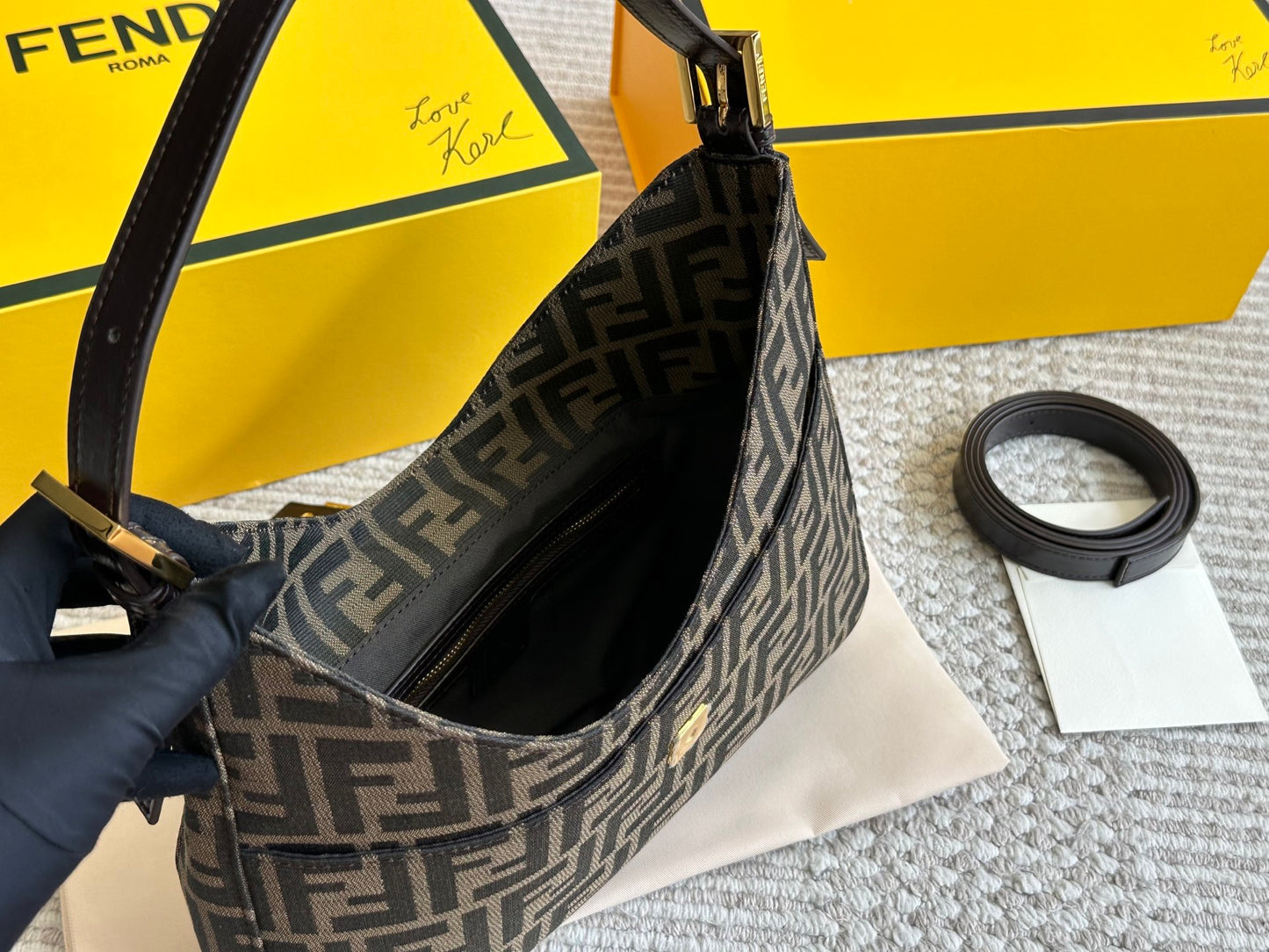 FD Fashionable single-shoulder Baguette Bag 0725090902